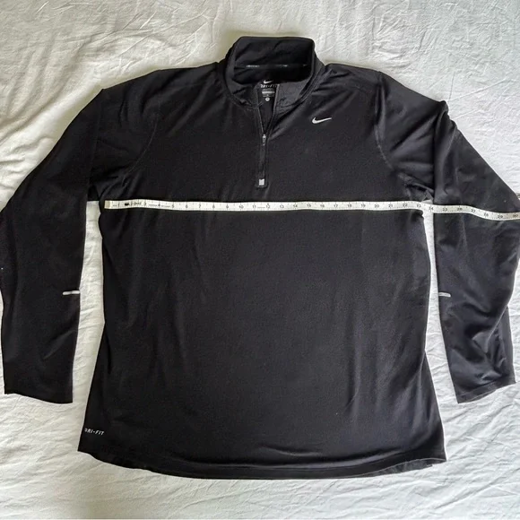 Nike Dri Fit Performance Running Quarter Zip Mens XL - Picture 6 of 7